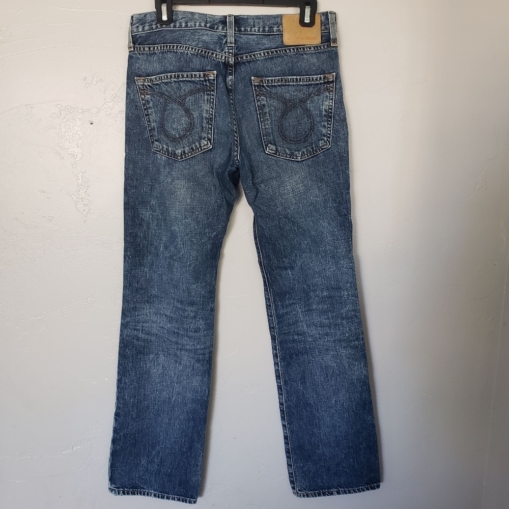 Big Star Union Straight Men's 30R 30 Regular Medium Wash Jeans Denim Blue
